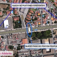 BA pide un nuevo paso de peatones para dar seguridad a Las Moreras