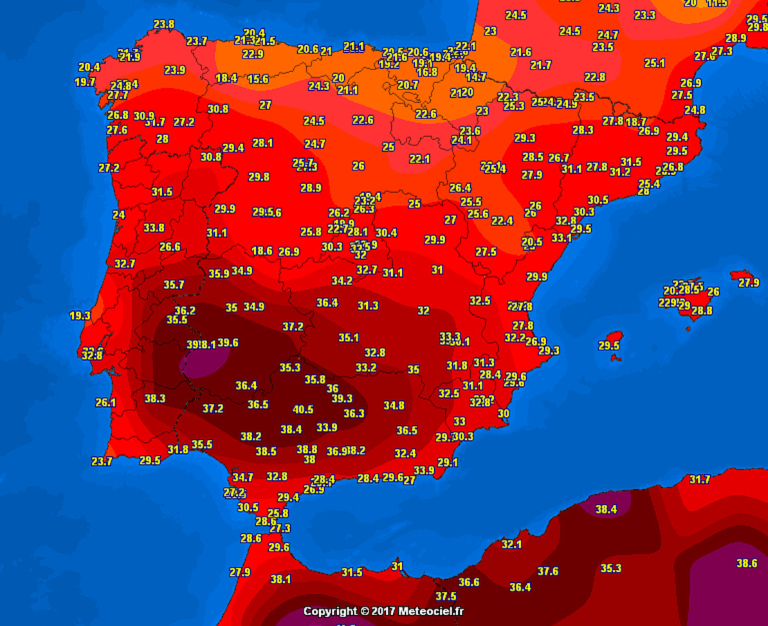 Badajoz y Mérida, las ciudades más calurosas hoy de toda España