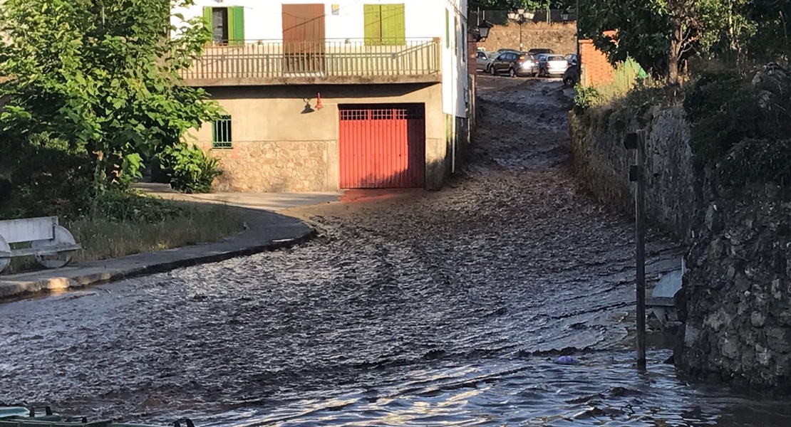 Alerta en Valverde de la Vera por una fisura en el pantano