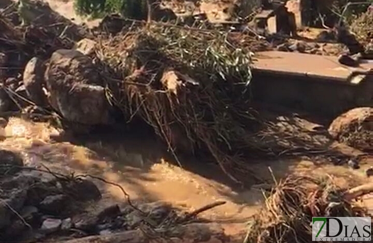 Así quedaba Valverde de La Vera tras la inundación