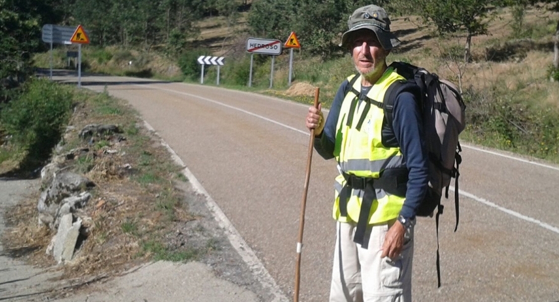 La historia del senderista pacense Joaquín Loján