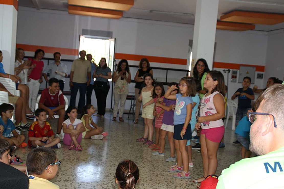 Una treintena de niños participan en el Espacio Educativo Saludable de Montijo