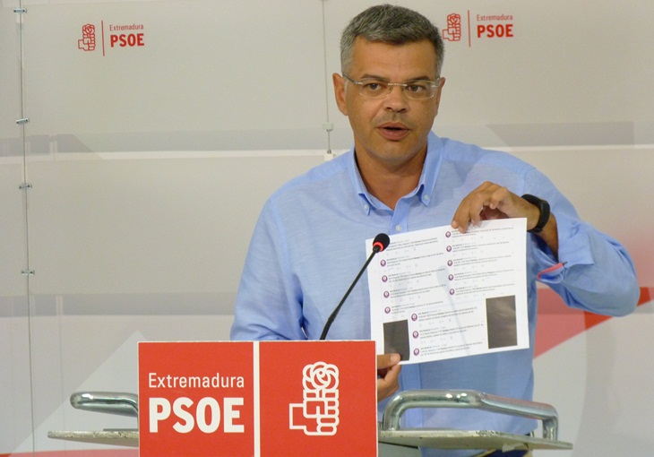 PSOE: “Tenemos que pelear en la calle por un tren digno”