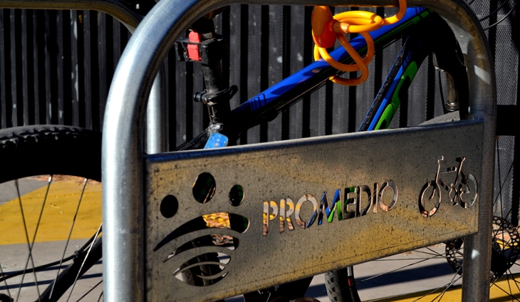 Promedio incorpora aparcamientos para bicicletas en el Centro I+D+i de Badajoz