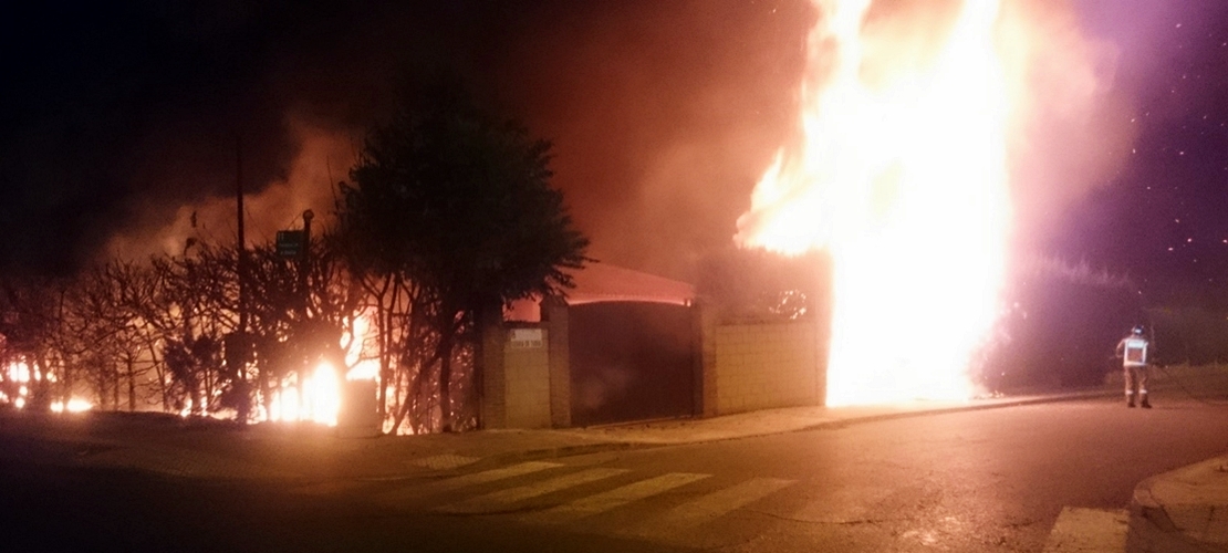 Desalojan una vivienda en las Vaguadas esta madrugada por un incendio