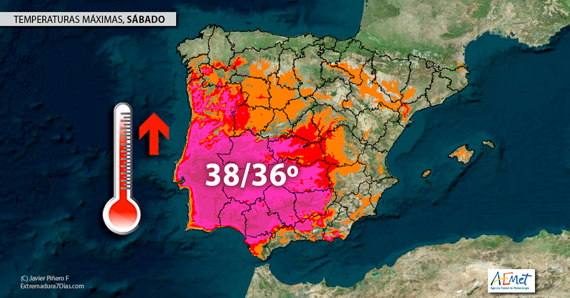 El calor intenso regresará a partir del viernes a todo el suroeste peninsular