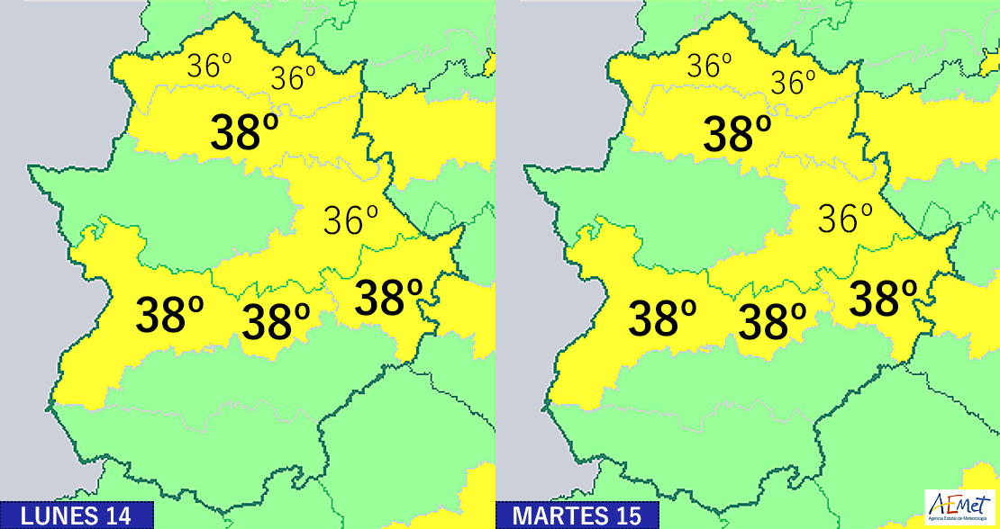 Extremadura continúa en aviso por calor intenso, ¿cuándo bajarán las temperaturas?