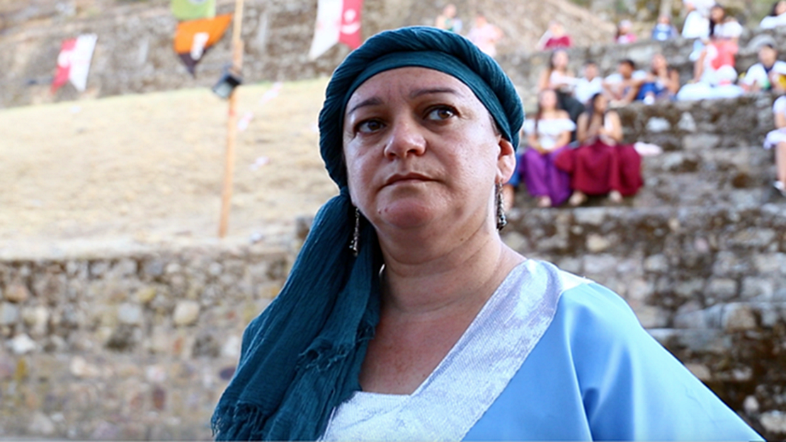 Entrevista a la Concejala de Desarrollo Local en el Festival Medieval de Alburquerque