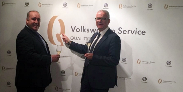 Centrowagen recibe el Volkswagen Service Quality Award 2017