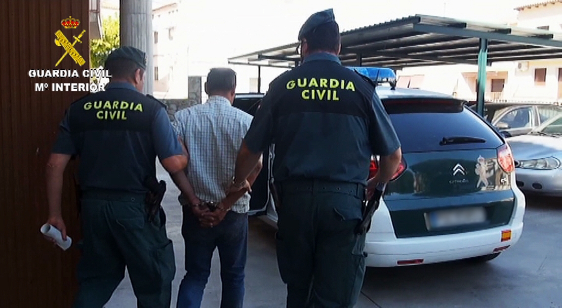 Detenido el autor de dos incendios forestales en el municipio de Montehermoso