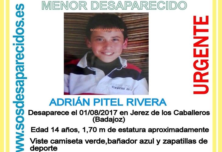 Aparece el menor desaparecido en Jerez de los Caballeros