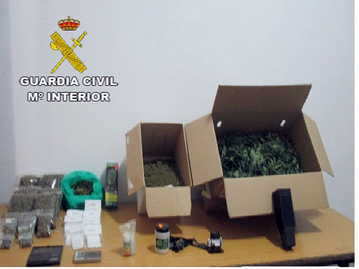 Detenido  en una operación antidroga en la provincia de Cáceres