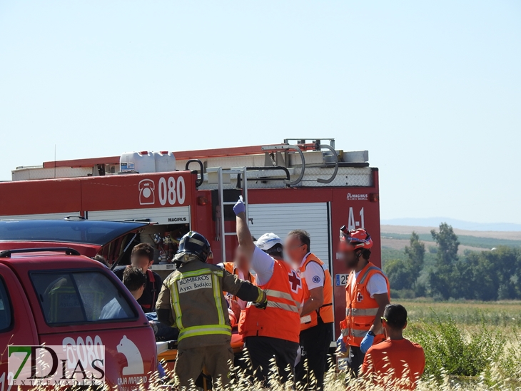 Una mujer fallece en un accidente de tráfico en Alvarado (Badajoz)