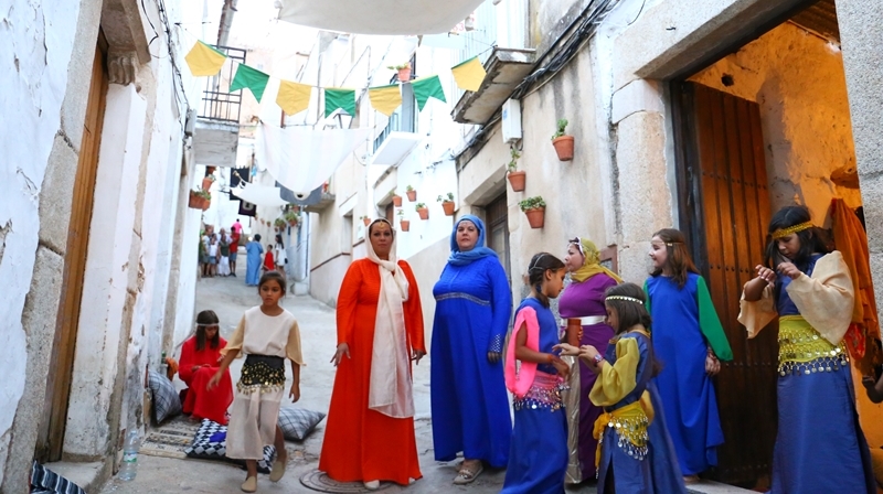 Ambientación de calles en el Alburquerque del medievo