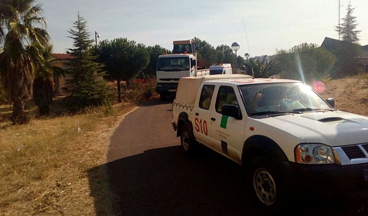 Extremadura envía nuevos medios de apoyo al incendio de Portugal