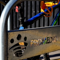 Promedio incorpora aparcamientos para bicicletas en el Centro I+D+i de Badajoz