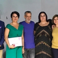 Rosa Balas recoge la Tenca de Oro otorgada a la Fundación Academia Europea de Yuste