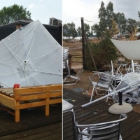 Una intensa tormenta deja 4 heridos en Proserpina (Mérida)