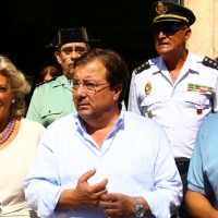 Vara, Herrera, Monago y Adel Najjar hablan sobre el atentado de Barcelona