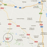 Fallece en un accidente al accidentarse e incendiarse el vehículo en Barcarrota (Badajoz)