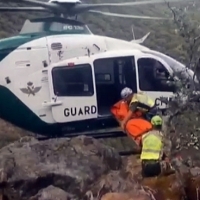 Complicado rescate a una senderista en Madrigal de la Vera (Cáceres)