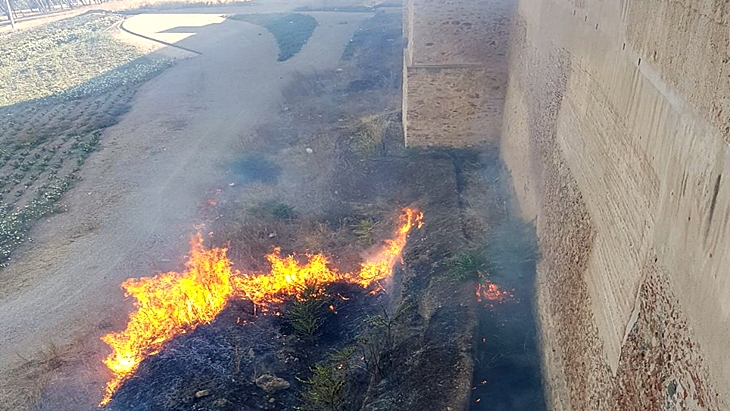 Esta es la imagen que ofrecerá La Alcazaba durante la Noche en Blanco