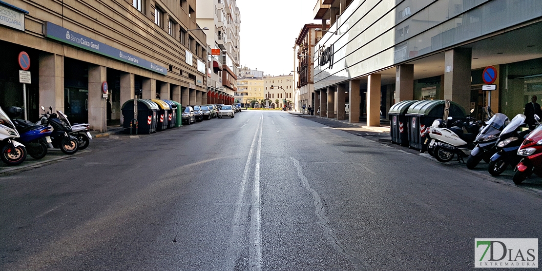 El centro de Badajoz será estos días más peatonal que nunca