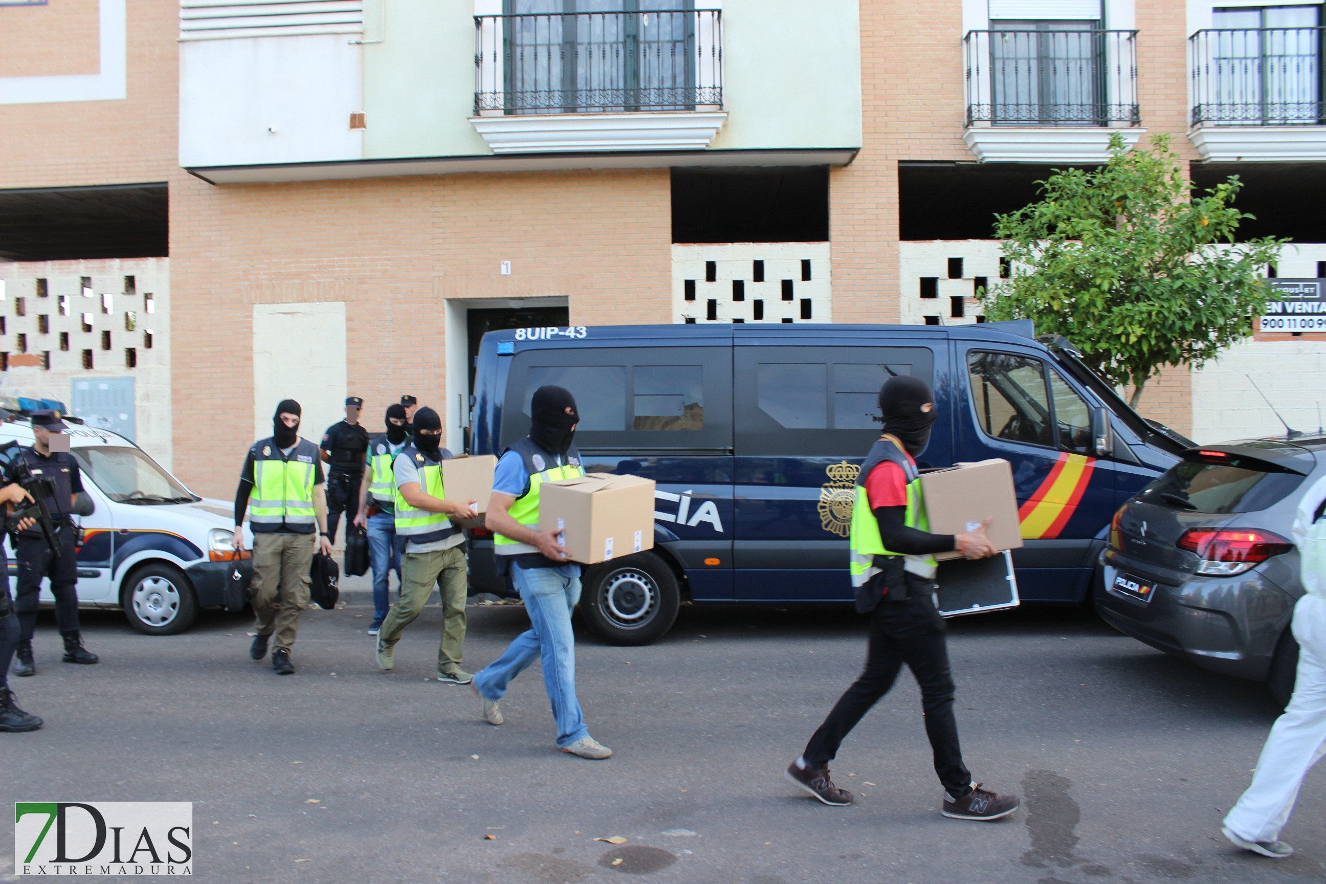 Imágenes de la detención del yihadista de Mérida