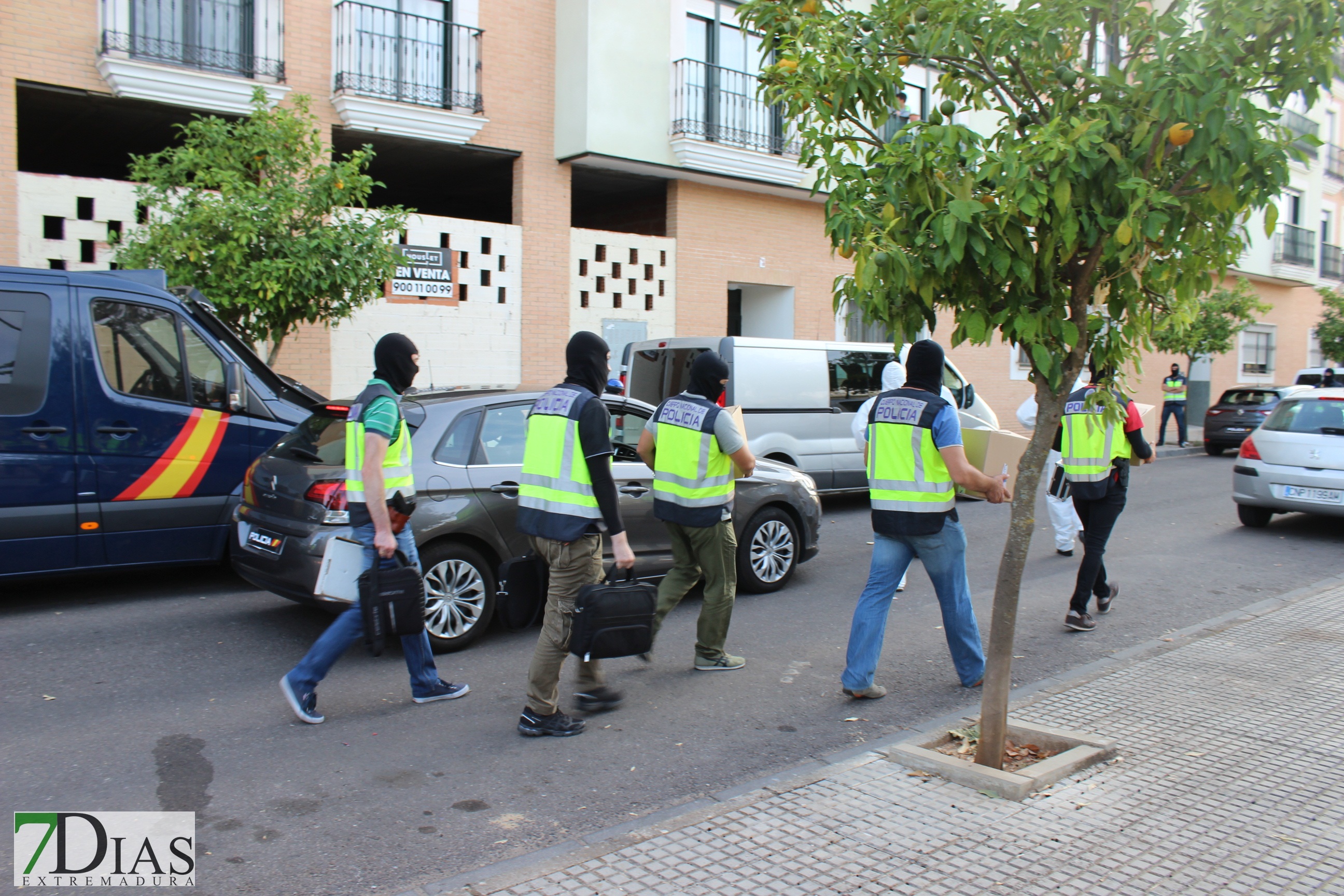 Imágenes de la detención del yihadista de Mérida