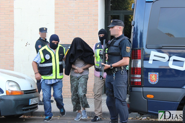 Imágenes de la detención del yihadista de Mérida