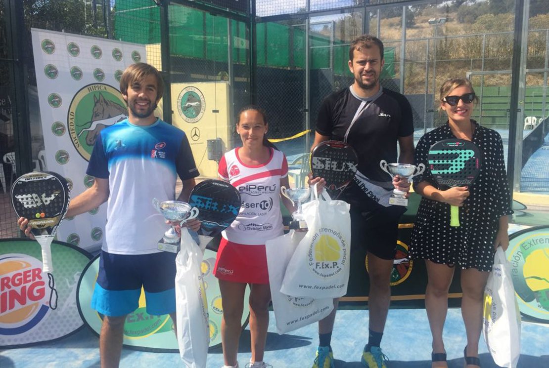 Gran nivel de participación en el Campeonato de Extremadura de pádel