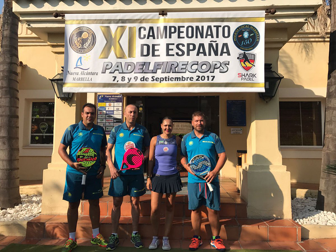 Habrá 5 extremeños en el Campeonato de España de pádel de Policías y Bomberos