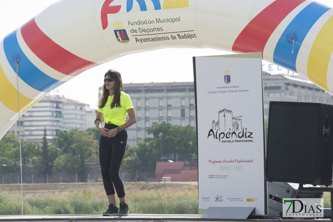 Los pacenses se pone en forma en el parque del Guadiana