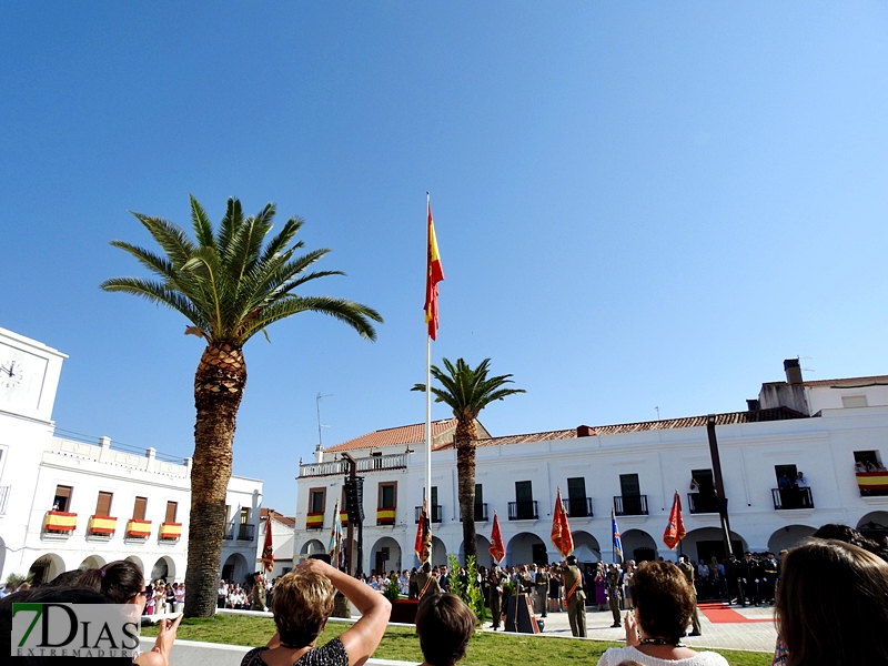 Vara asiste a la Jura de Bandera celebrada en Herrera del Duque