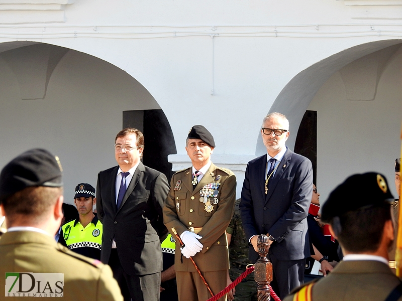 Vara asiste a la Jura de Bandera celebrada en Herrera del Duque