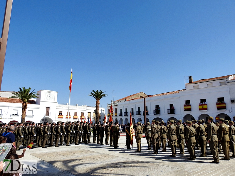 Vara asiste a la Jura de Bandera celebrada en Herrera del Duque