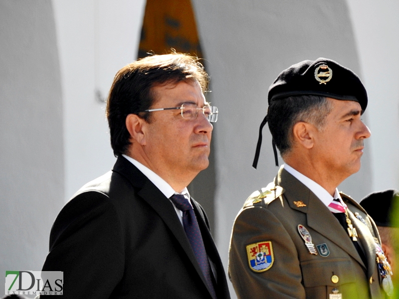 Vara asiste a la Jura de Bandera celebrada en Herrera del Duque