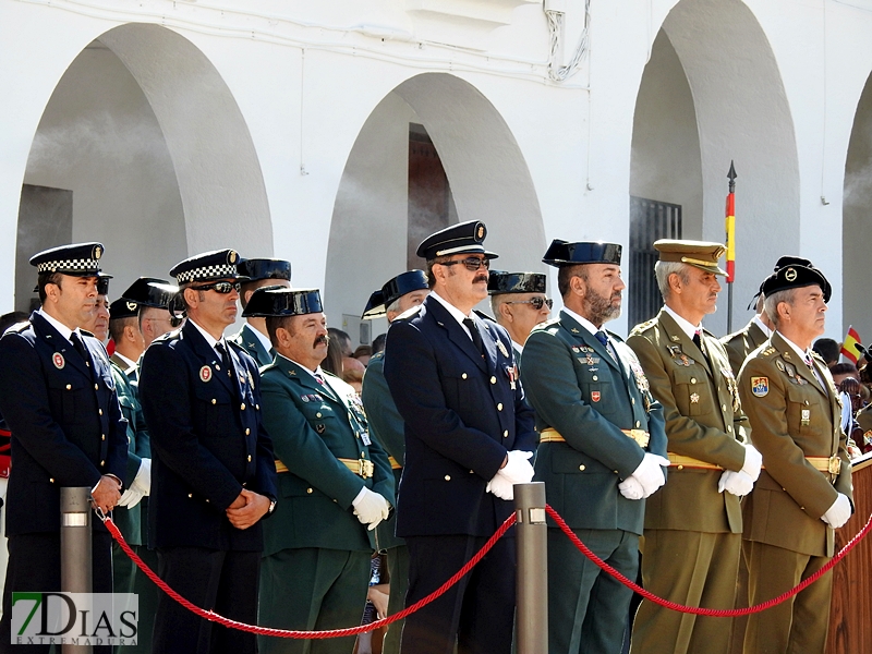 Vara asiste a la Jura de Bandera celebrada en Herrera del Duque