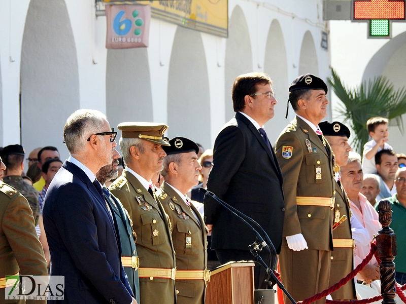 Vara asiste a la Jura de Bandera celebrada en Herrera del Duque