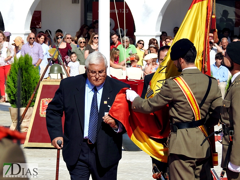 Vara asiste a la Jura de Bandera celebrada en Herrera del Duque