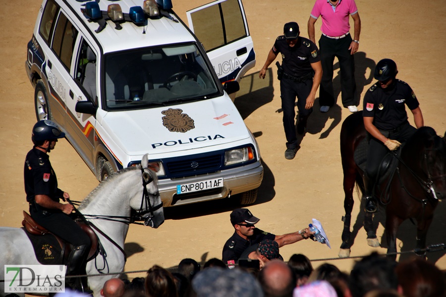 Exhibición de la Policía Nacional en la Plaza de Toros de Badajoz