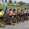 Los pacenses se pone en forma en el parque del Guadiana