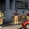 Incendio en una vivienda en la barriada de la Paz (Badajoz)