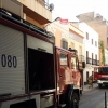 Incendio en una vivienda de la calle Santo Domingo (Badajoz)