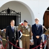 Vara asiste a la Jura de Bandera celebrada en Herrera del Duque