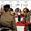 Vara asiste a la Jura de Bandera celebrada en Herrera del Duque