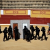 Exhibición de la Policía Nacional en la Plaza de Toros de Badajoz