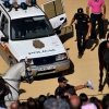 Exhibición de la Policía Nacional en la Plaza de Toros de Badajoz