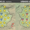 Previsión meteorológica en Extremadura. Días 23, 24 y 25 de septiembre