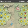 Previsión meteorológica en Extremadura. Días 15, 16 y 17 de septiembre